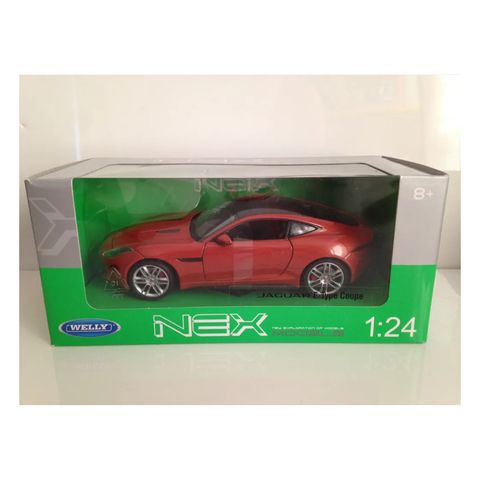  Mô hình xe Jaguar F-Type Coupe - 2015 1:24 Welly- 24060W- Orange 
