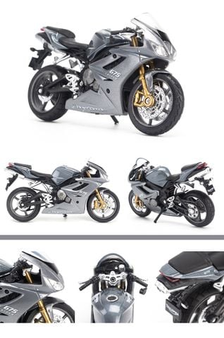  Mô hình xe môtô Triumph Daytona 675 1:18 Welly-12822PW 
