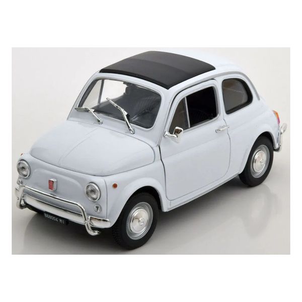 Xe mô hình 1:18 Welly Fiat 500 Nuova 1957 màu trắng