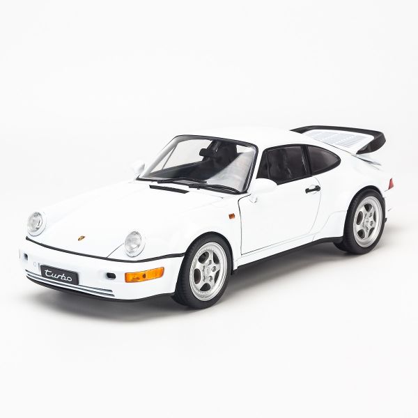 Mô hình xe Porsche 964 Turbo 1:18 Welly- 18026W- Cream