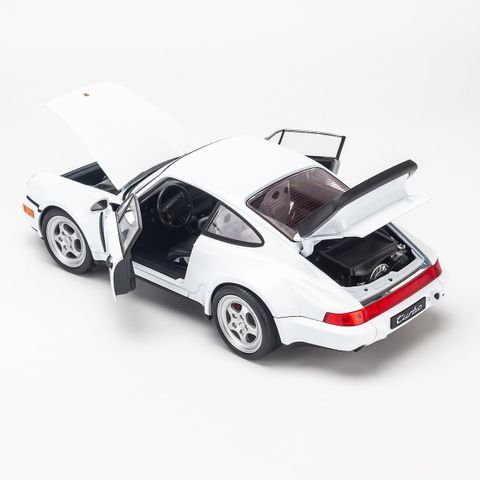  Mô hình xe Porsche 964 Turbo 1:18 Welly- 18026W- Cream 