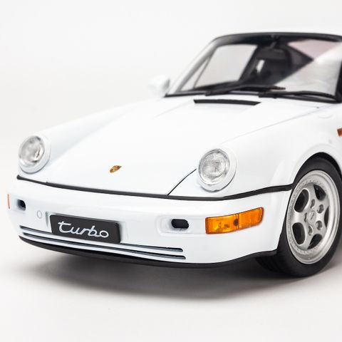  Mô hình xe Porsche 964 Turbo 1:18 Welly- 18026W- Cream 