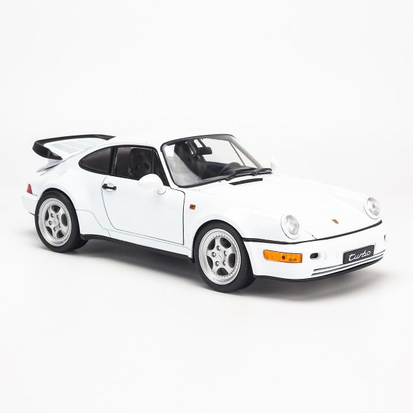 Mô hình xe Porsche 964 Turbo 1:18 Welly- 18026W- Cream