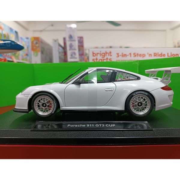  Porsche 911 type 997 GT3 Cup 2010 white 1/18 Welly 18033 