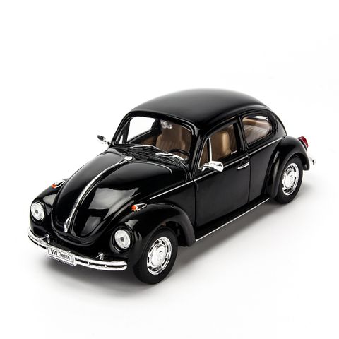  Mô hình oto Volkswagen VW Classic Beetle year 1950 black 