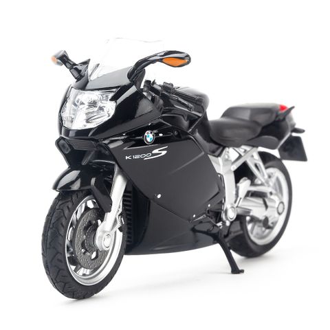  Mô hình xe môtô Motorcycle BMW K1200S 1:18 Welly- 12829PW 