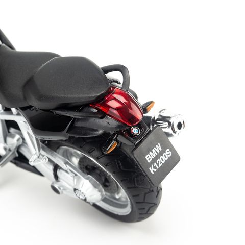  Mô hình xe môtô Motorcycle BMW K1200S 1:18 Welly- 12829PW 