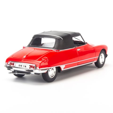  Mô hình xe Citroen DS 19 Cabriolet 1:24 Welly- 22506- Red 