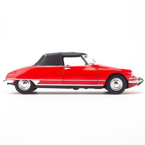  Mô hình xe Citroen DS 19 Cabriolet 1:24 Welly- 22506- Red 