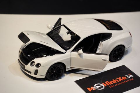  Mô hình oto Welly NEX 1:24 Bentley Contunental Supersports Gray Mini 