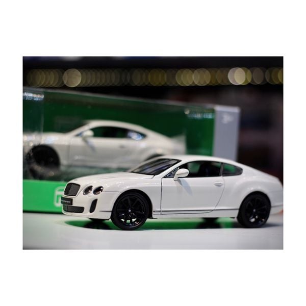 Mô hình oto Welly NEX 1:24 Bentley Contunental Supersports Gray Mini
