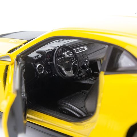  Mô hình xe Chevrolet Camaro ZL1 1:24 Welly-24042W- Yellow 