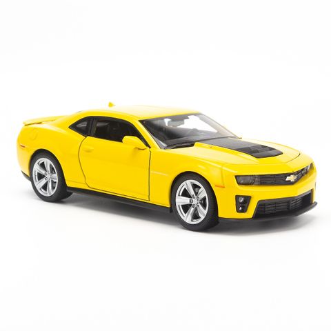  Mô hình xe Chevrolet Camaro ZL1 1:24 Welly-24042W- Yellow 