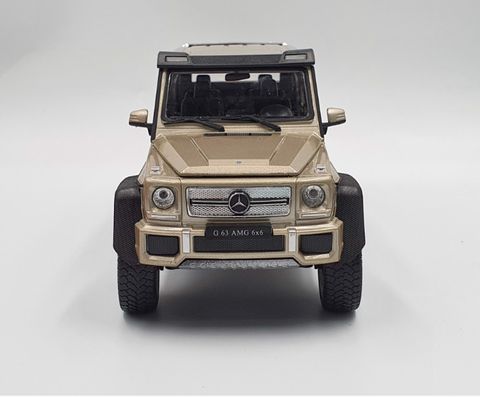  Đồ chơi mô hình xe Mercedes Benz G63 AMG 6X6 1:24 màu Gold 