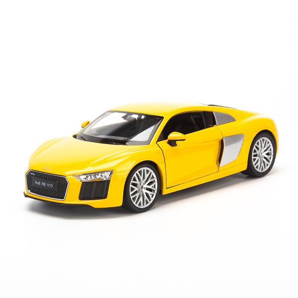 Mô hình xe Audi R8 V10 2016 1:24 Welly-24065W- Yellow