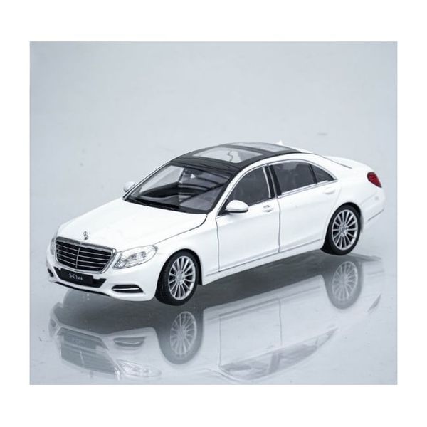 Mô hình xe Mercedes-Benz S-Class 1:24 Welly- 24051- White