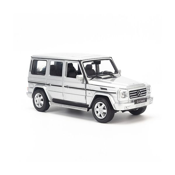 Mô hình xe Mercedes G500 1:24 Welly 24012W- Silver