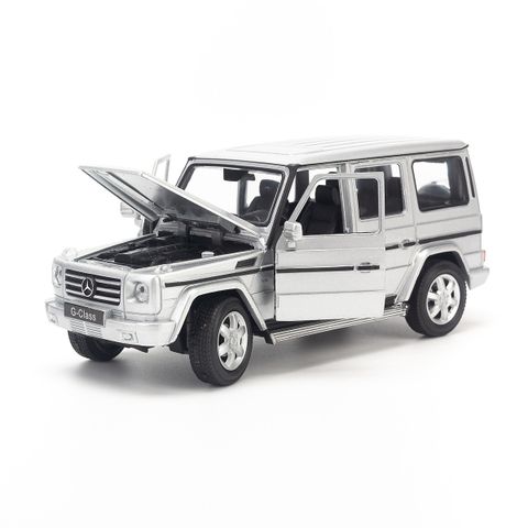  Mô hình xe Mercedes G500 1:24 Welly 24012W- Silver 