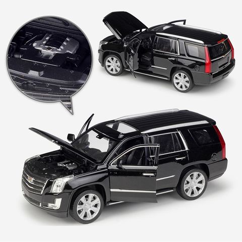  Mô hình xe Cadillac Escalade 1:24 Welly- 24084W- Black 