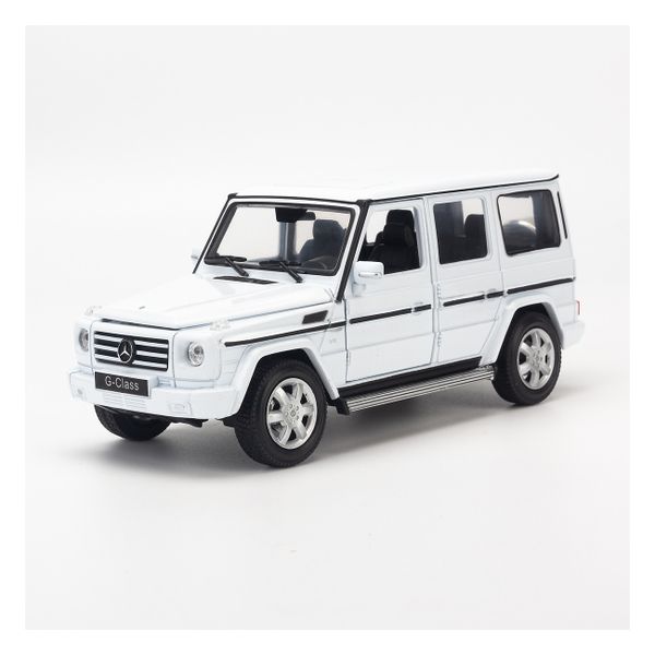 Mô hình xe Mercedes G500 1:24 Welly 24012W- White