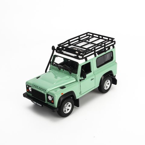  Mô hình xe Land Rover Defender Offroad Edittion 1:24 Welly Green 