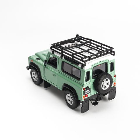  Mô hình xe Land Rover Defender Offroad Edittion 1:24 Welly- 22498SP- Green 