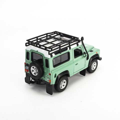  Mô hình xe Land Rover Defender Offroad Edittion 1:24 Welly- 22498SP- Green 