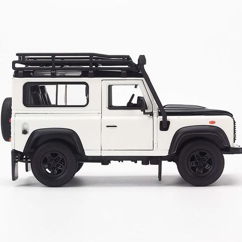  Mô hình xe Land Rover Defender Offroad Edittion 1:24 Welly - 22498S - White 