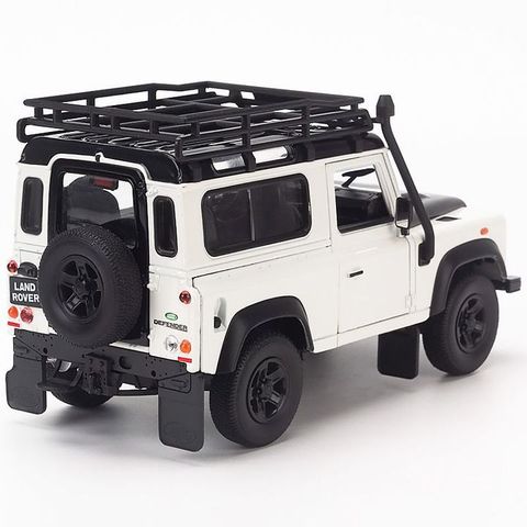  Mô hình xe Land Rover Defender Offroad Edittion 1:24 Welly - 22498S - White 