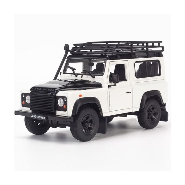 Mô hình xe Land Rover Defender Offroad Edittion 1:24 Welly White