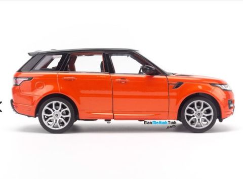  Mô hình xe Land Rover Range Rover Sport 1:24 Welly- 24059W- Orange 