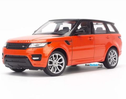  Mô hình xe Land Rover Range Rover Sport 1:24 Welly- 24059W- Orange 