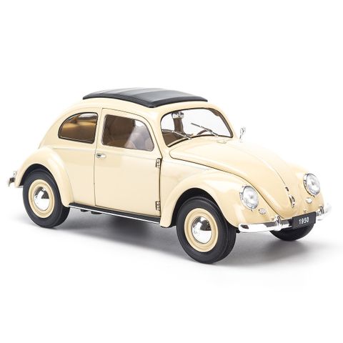  Mô hình Volkswagen Classic Beetle 1:18 Welly- 18040W-Cream 