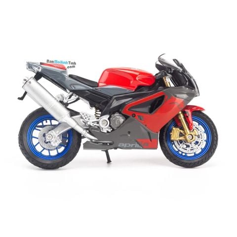  Mô hình xe mô tô Aprilia RSV 1000R 1:18 Welly-12808PW 