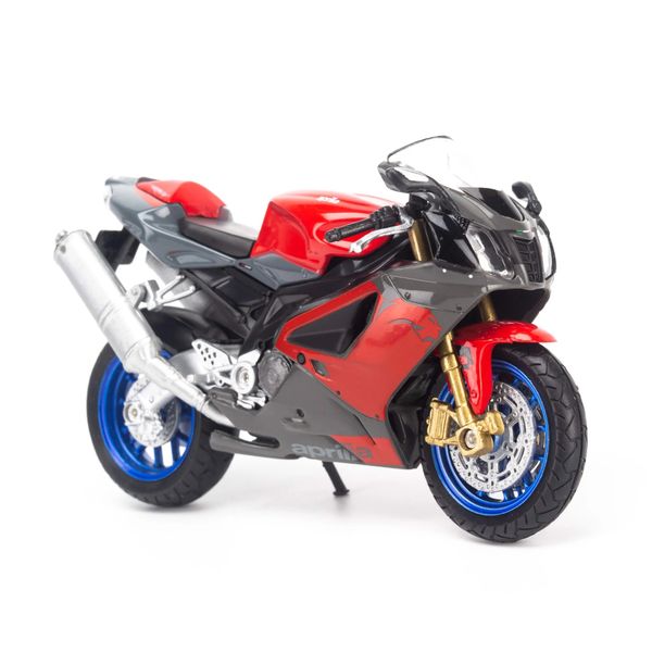 Mô hình xe môtô Aprilia RSV 1000R 1:18 Welly-12808PW