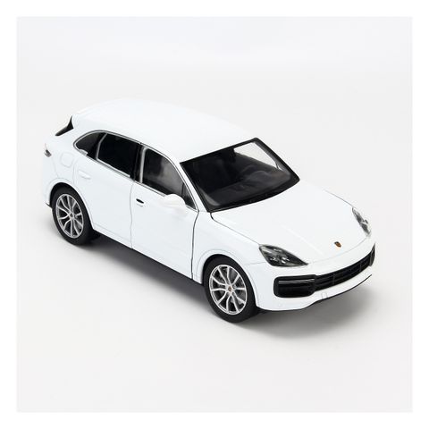  Mô hình xe Porsche Cayenne Turbo 1:24 Welly- 10032-White 