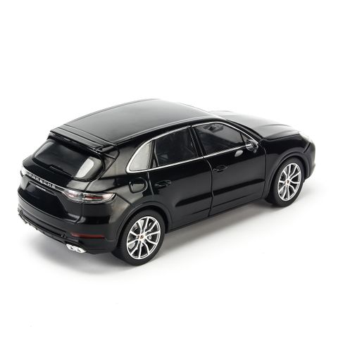  Mô hình xe Porsche Cayenne Turbo 1:24 Welly- 10115- Black 