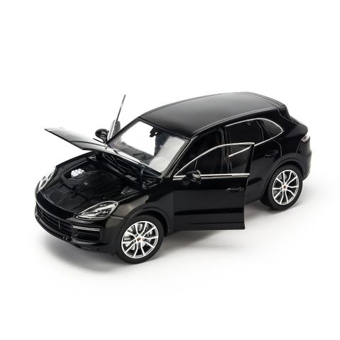  Mô hình xe Porsche Cayenne Turbo 1:24 Welly- 10115- Black 