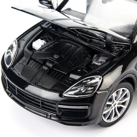  Mô hình xe Porsche Cayenne Turbo 1:24 Welly- 10115- Black 