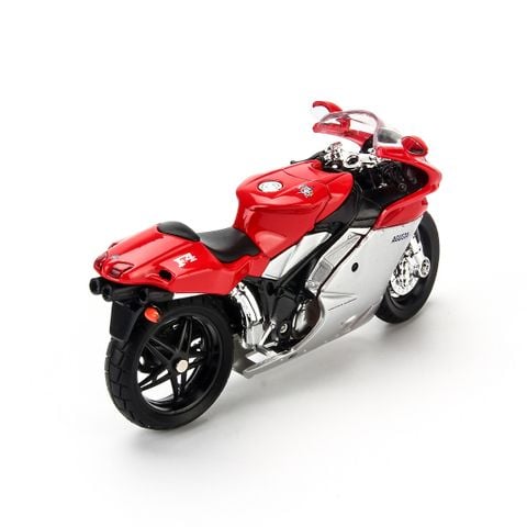  Mô hình xe mô tô MV Agusta F4S 1:18 Welly- 12153- Red 