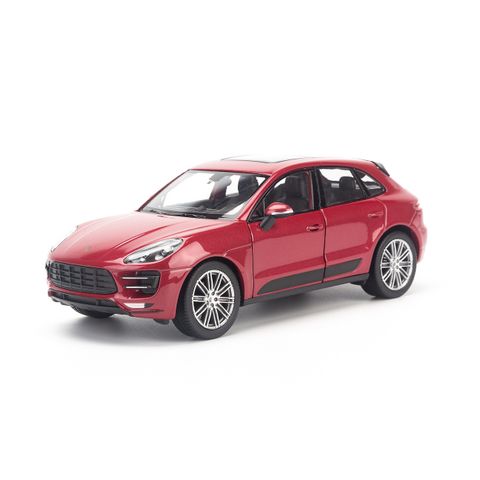  Mô hình xe Porsche Macan Turbo 1:24 Welly- 24047W- Red 