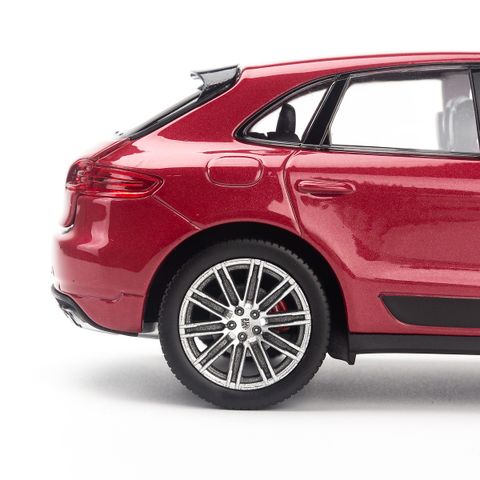  Mô hình xe Porsche Macan Turbo 1:24 Welly- 24047W- Red 