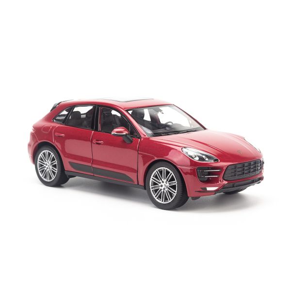 Mô hình xe Porsche Macan Turbo 1:24 Welly- 24047W- Red