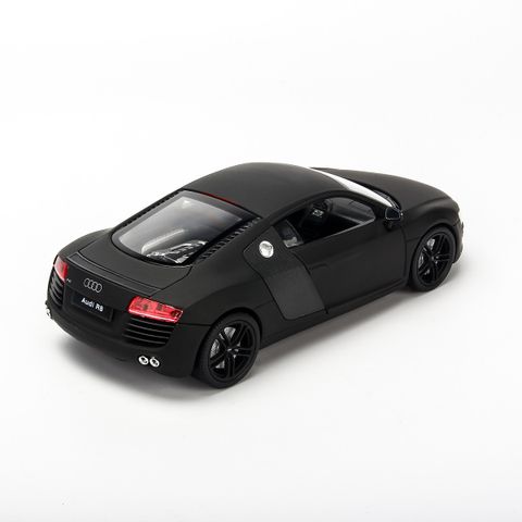  Mô hình xe Audi R8 1:24 Welly- 22493-Matte Black 