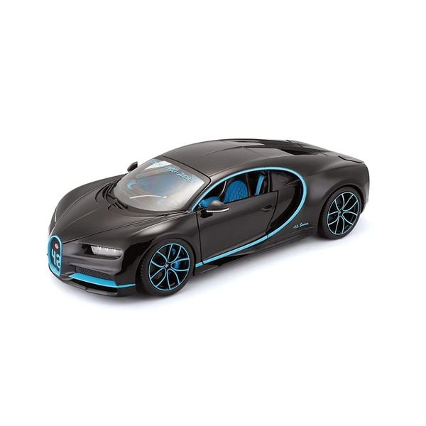 Mô hình xe BBUGATTI CHIRON( ĐEN) 18-11040BK-1:18