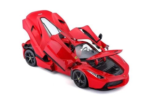  Mô hình xe laferrari đỏ và đen 