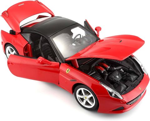  Mô hình oto Ferrari California T Roof Closed Red 1/18 Burago 