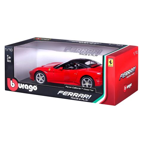  Ferrari California T Roof Closed Red 1/18 Burago 