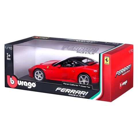  Mô hình oto Ferrari California T Roof Closed Red 1/18 Burago 