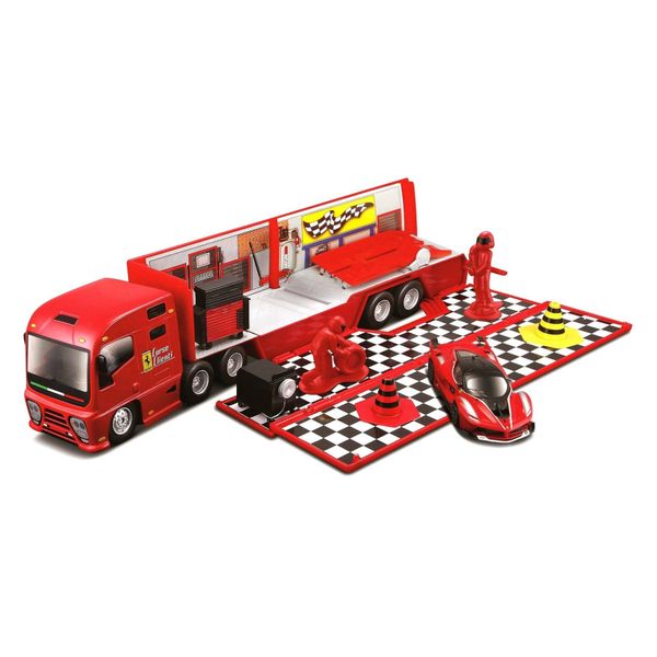 23win08 com xe tải vận chuyển Ferrari Race & Play